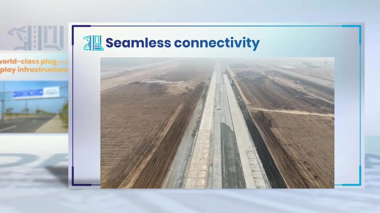 Aerial view of the Dholera region
